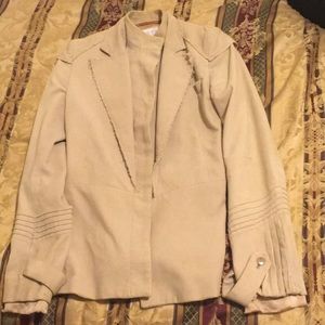 Tab corduroy blazer